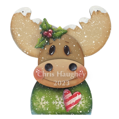Mortimer Moose Ornament E-Pattern by Chris Haughey