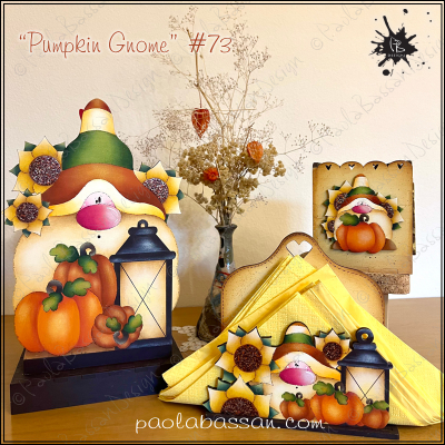 Pumpkin Gnome E-Pattern By Paola Bassan