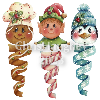 Christmas Twist Ornaments Pattern by Chris Haughey