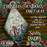 Candles Burning Ornament Pattern by Chris Haughey