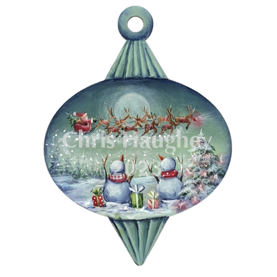 Reindeer Flying Ornament Pattern by Chris Haughey