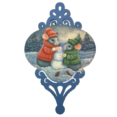 Building a Snowman Together  E-Pattern By Debbie Cushing