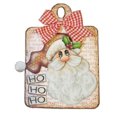 Santa Breadboard E-Pattern by Sandy Le Flore