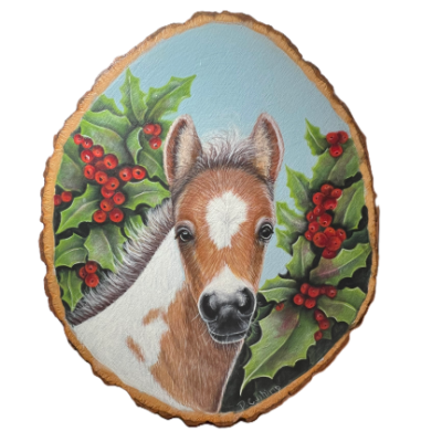 Foal and Holly E-Pattern By Debbie Cushing