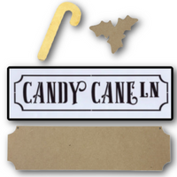 Candy Cane Lane Street Sign Bundle EPA2381
