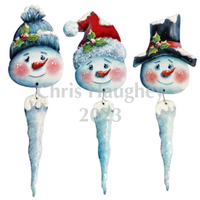 Chilly Chums Ornaments Pattern by Chris Haughey