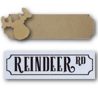 Reindeer Road Street Sign Bundle EPA2407