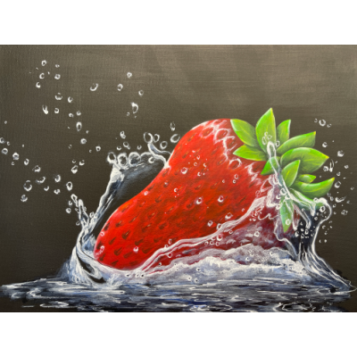 Strawberry Splashdown E-Pattern by Lonna Lamb