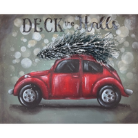 Deck the Halls VW Bug 3D E-Pattern by Lonna Lamb