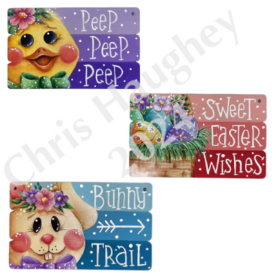 Easter Book Stack Ornaments Pattern by Chris Haughey