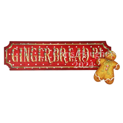 Gingerbread Place Street Sign E-Pattern by Chris Haughey