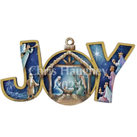 Joy Nativity Ornament E-Pattern by Chris Haughey