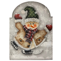 Snowman Trio Ornaments E-Pattern By Liz Vigliotto