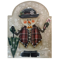Snowman Trio Ornaments E-Pattern By Liz Vigliotto