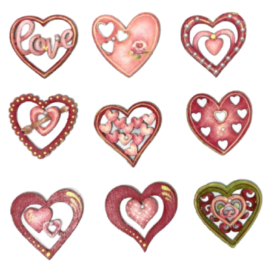 Precious Hearts E-Pattern By Barbara Bunsey