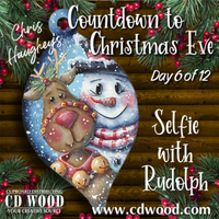 Selfie with Rudolph Ornament Pattern by Chris Haughey