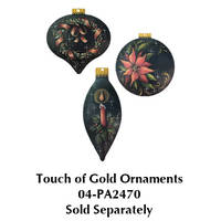 Solid Teardrop Infinity Ornament