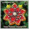 Sweet Poinsettia Ornament E-Pattern By Paola Bassan