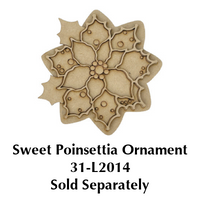 Sweet Poinsettia Ornament E-Pattern By Paola Bassan