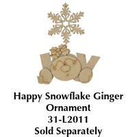 Happy Snowflake Cookie Ornament E-Pattern By Paola Bassan