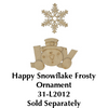 Happy Snowflake Frosty Ornament E-Pattern By Paola Bassan