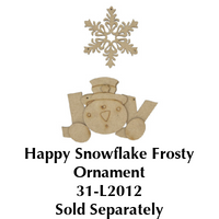 Happy Snowflake Frosty Ornament E-Pattern By Paola Bassan