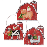 Festive Farmyard Ornaments E-Pattern by Chris Haughey