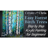 Easy Forest Birch Trees E-Pattern by Chris Haughey EPA2518