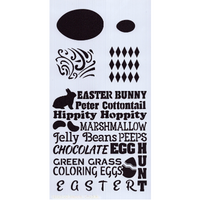 Bonnet Bunny Stencil