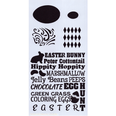 Bonnet Bunny Stencil