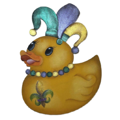 Mardi Gras and Voodoo Duck E-Pattern by Linda O' Connell, TDA