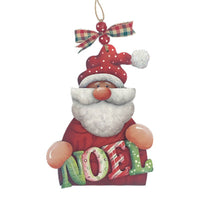 Santa Christmas Crew Ornament