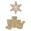 Happy Snowflake Frosty Ornament