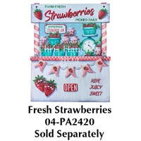 Fresh Strawberries Stencil