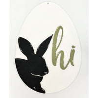 Egg and Bunny Door Hanger