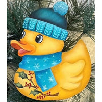 Winter Duck Ornament By Linda O’Connell