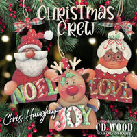 Reindeer Christmas Crew Ornament