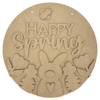 Happy Spring Bunny Door Hanger