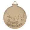 Merry Christmas Scene Ornament Door Hanger