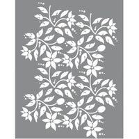 Jacobean Floral Stencil ASC08