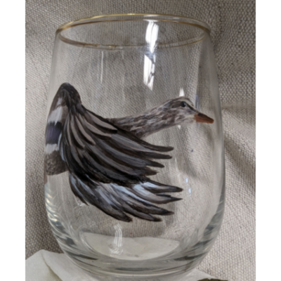 Mallards on Glass E-Pattern by Wendy Fahey