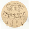 Welcome Spring Brushes Hanger