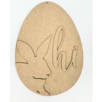 Egg and Bunny Door Hanger