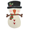 Whimsical Snowman Etched Plaque