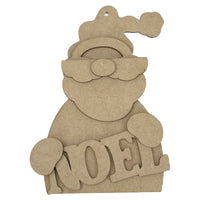 Santa Christmas Crew Ornament