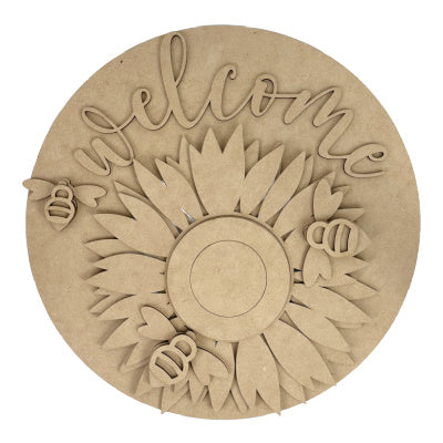 Sunflower Welcome Hanger