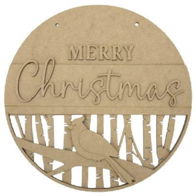 Merry Christmas Cardinal Stacker Ornament Kit