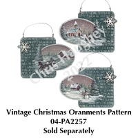 Vintage Christmas Charm Ornaments Bundle PA2257