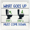 What Goes Up Stencil