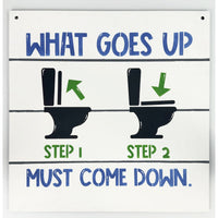 What Goes Up Stencil